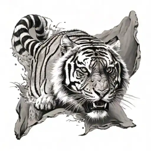 Tiger Chasing