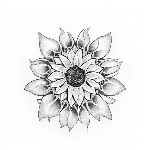 Sunflower Cross Doves