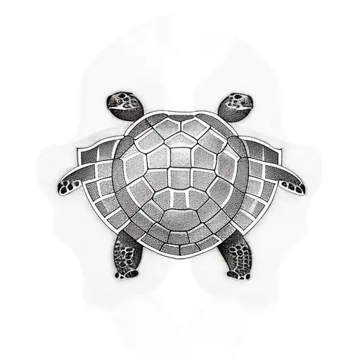 Turtle With A Stadium On The Back