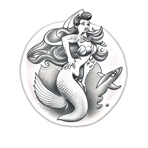 Sailor Jerry Pinup Mermaid