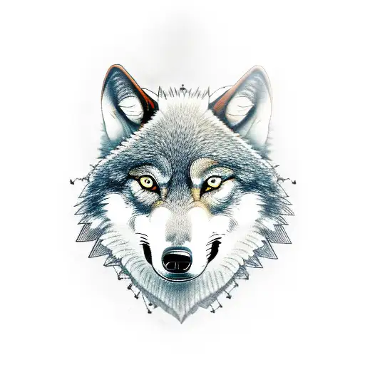 A Wolf Wearing A Steampunk Top Hat And Monocle