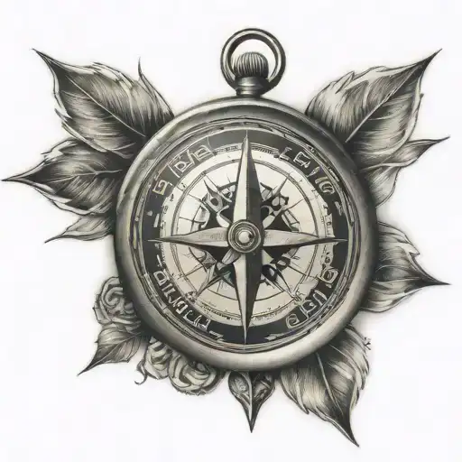 Compass With Love Honor Respect And Family