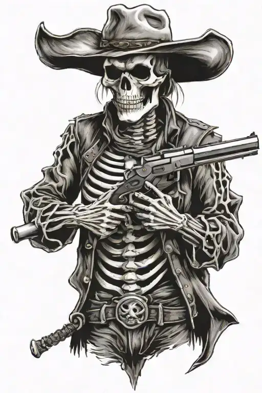 Skeleton Cowboy