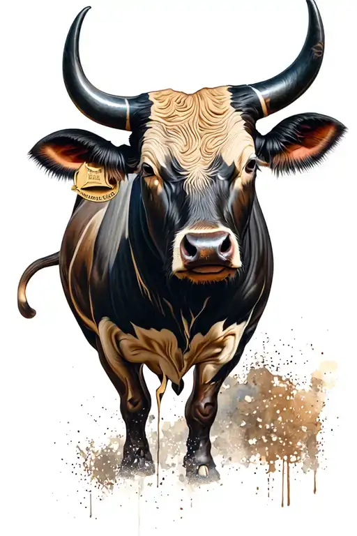 Bull With An Ear Tag