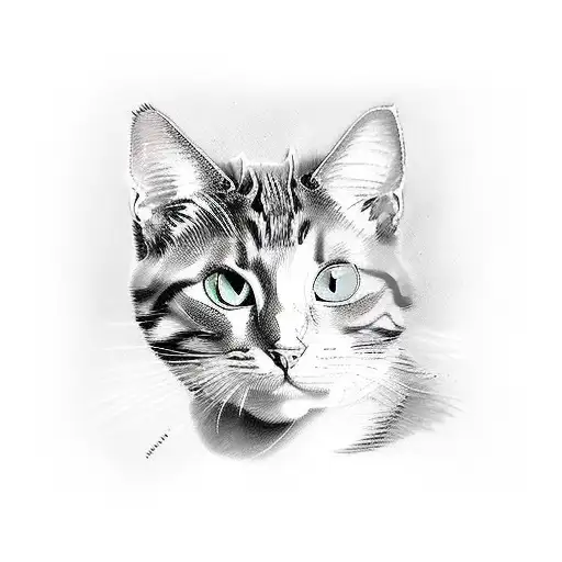 Cat With Van Gogh Style