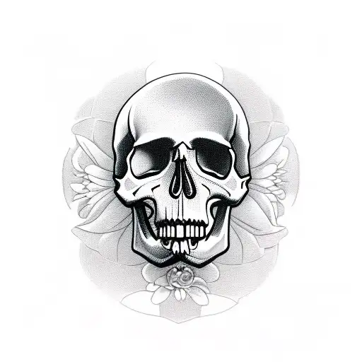 Skull Whit Drums