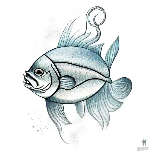 Wizard Riding A Fish