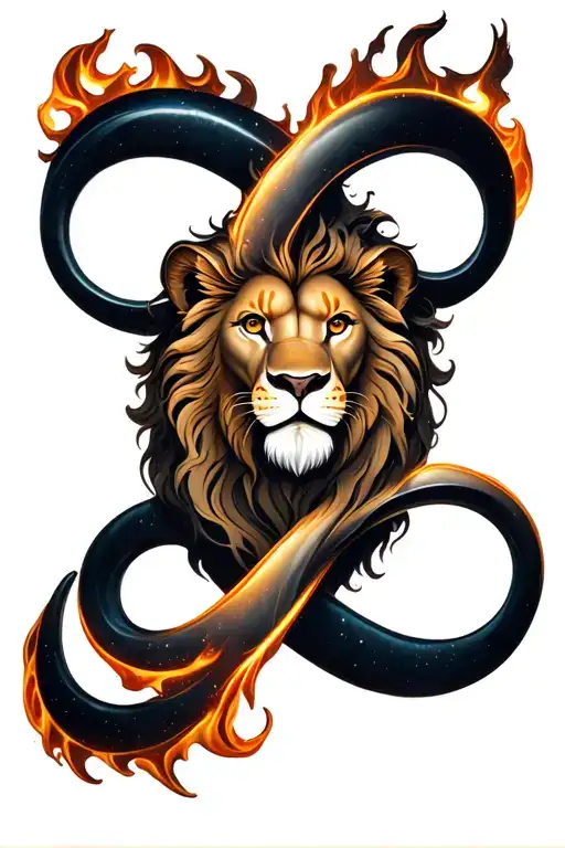 Lion King Infinity Sign Twin Flame