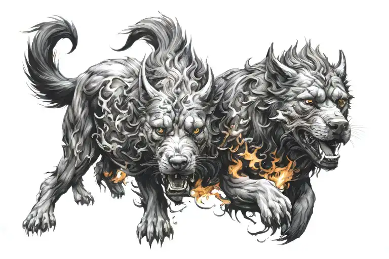 Cerberus On Fire