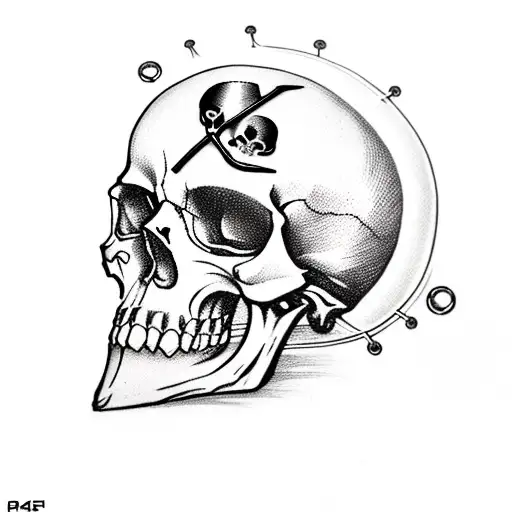 Pirate Skull With Crown