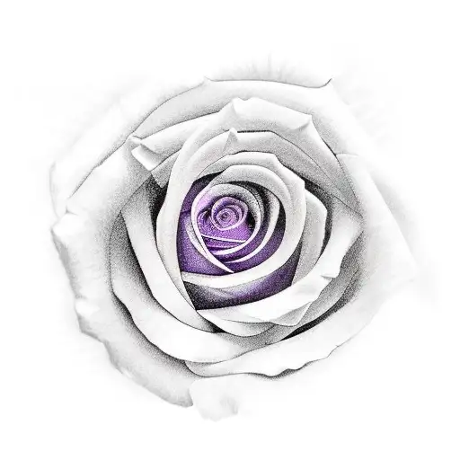 Purple Rose Crown Crow