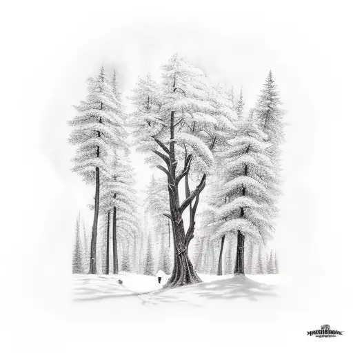 Outdoor Hike In The Woods