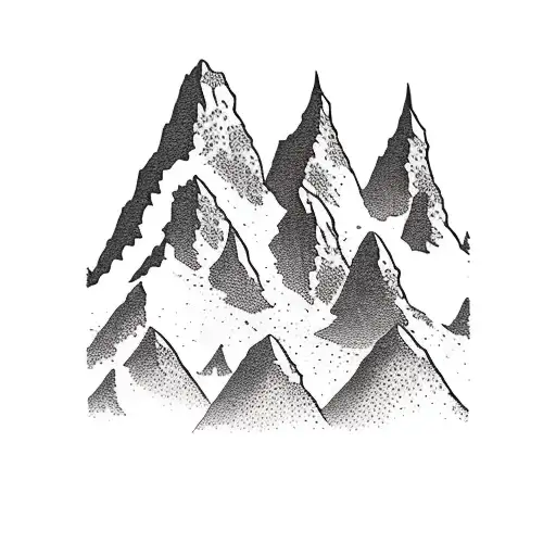 Mountain Landscape With Roots