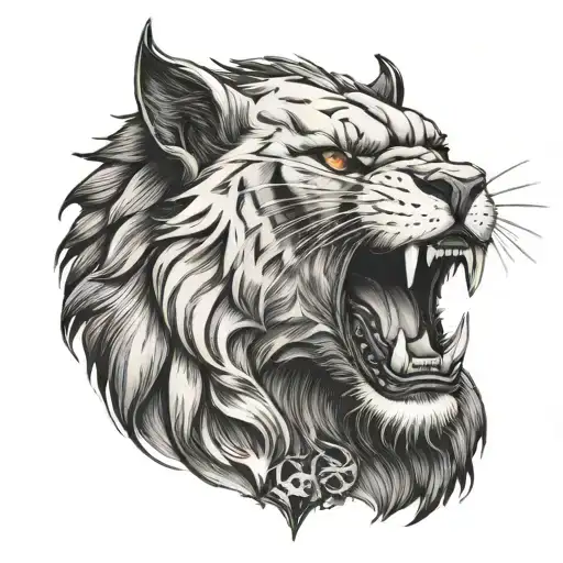 Batman And Lion Head