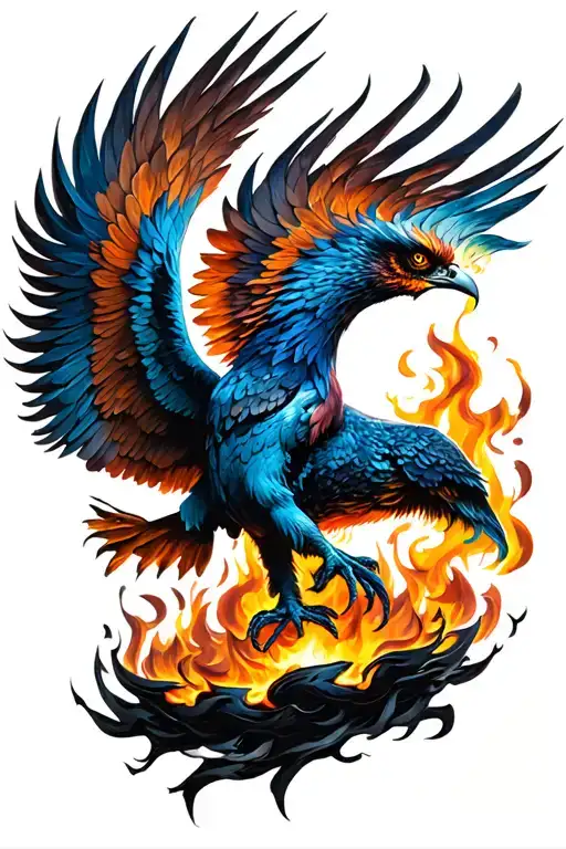 Phoenix Rising From The Ashes