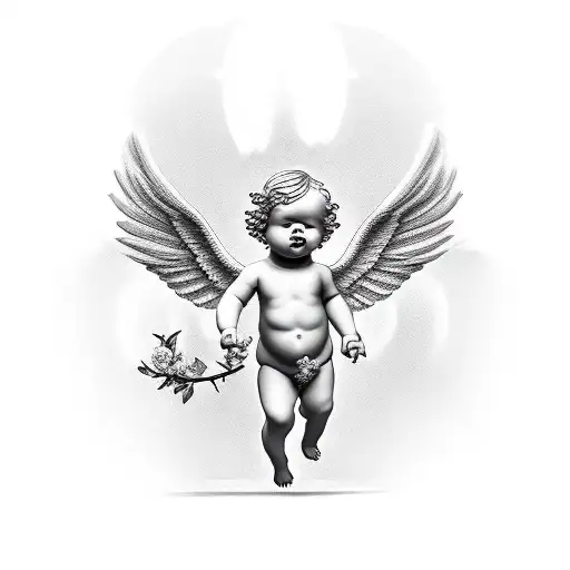 Baby Cherub Statue