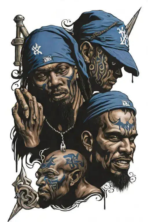 Crip Gang Symbols Representing Strength Love And Passion