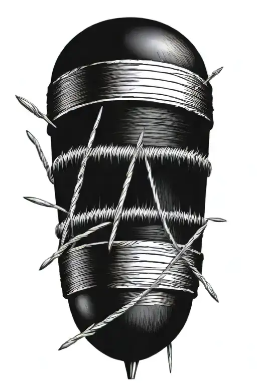 Sewing Needles And Thread Attached