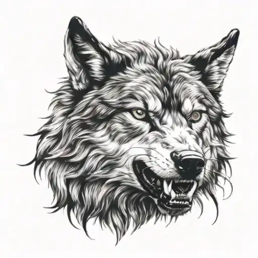The Fenrir Wolf Head