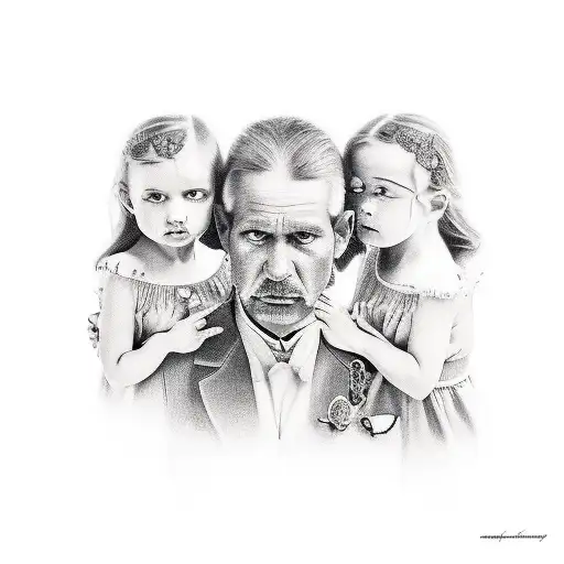 Father With 3 Angels