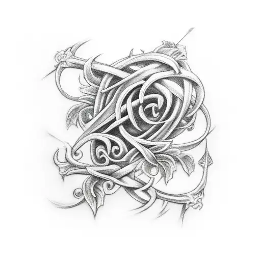 Skul Sword With Vines