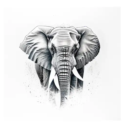 Raging African Elephant