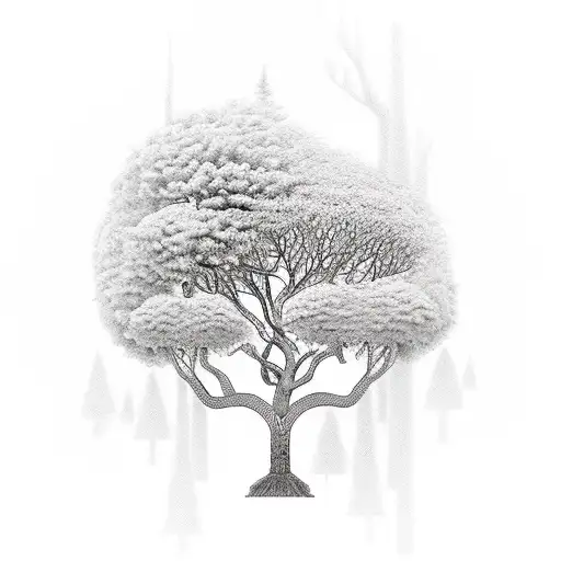 Tree With Life Money And Family