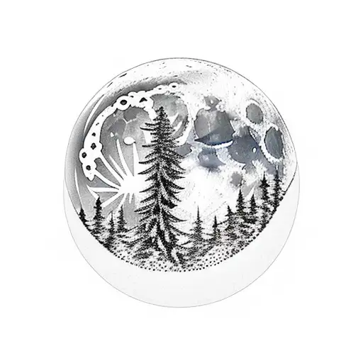 Moon Over December 23Rd 2022