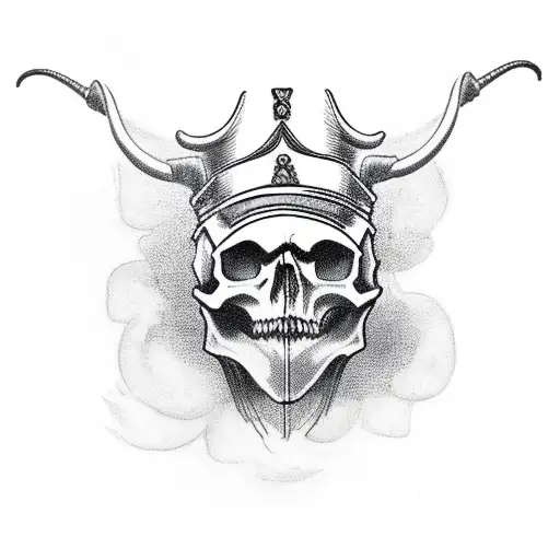Skull Wearing Tricorn Hat