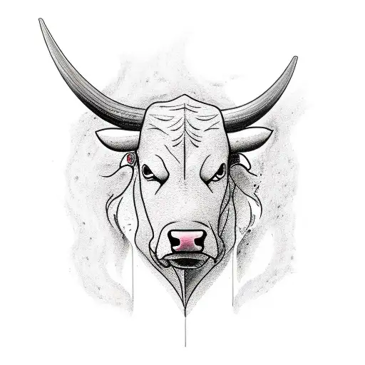 Bull Looking At A River