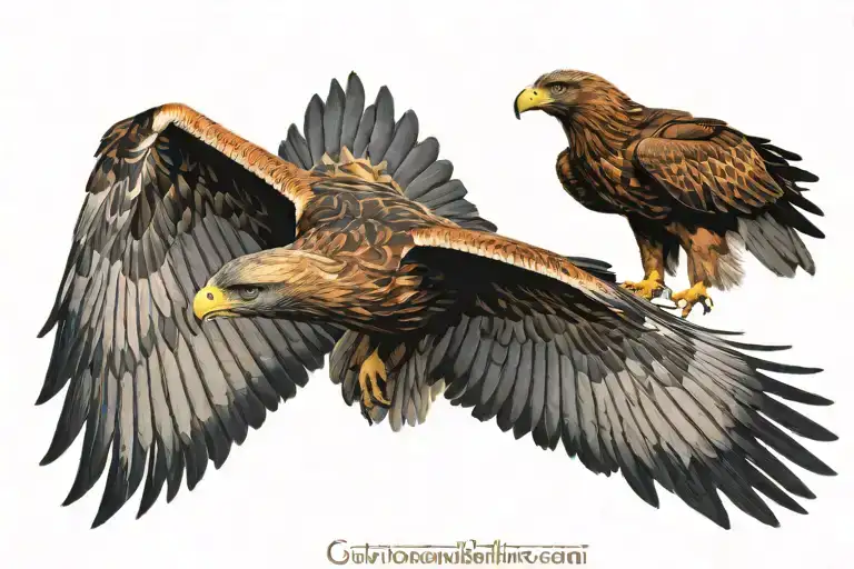 Golden Eagle Soaring