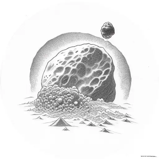 Asteroid Hitting Earth While Escape Pods Are Launching Into Space