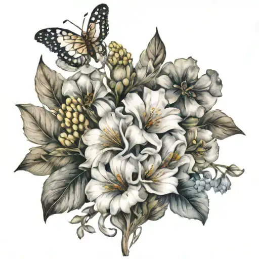 Wild Flowers Making A J