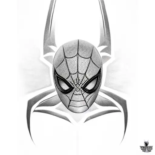 Black Suit Spider-man Spidey Sense Lines Coming From The Head