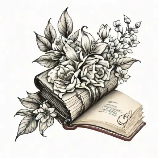 Book With Flowers