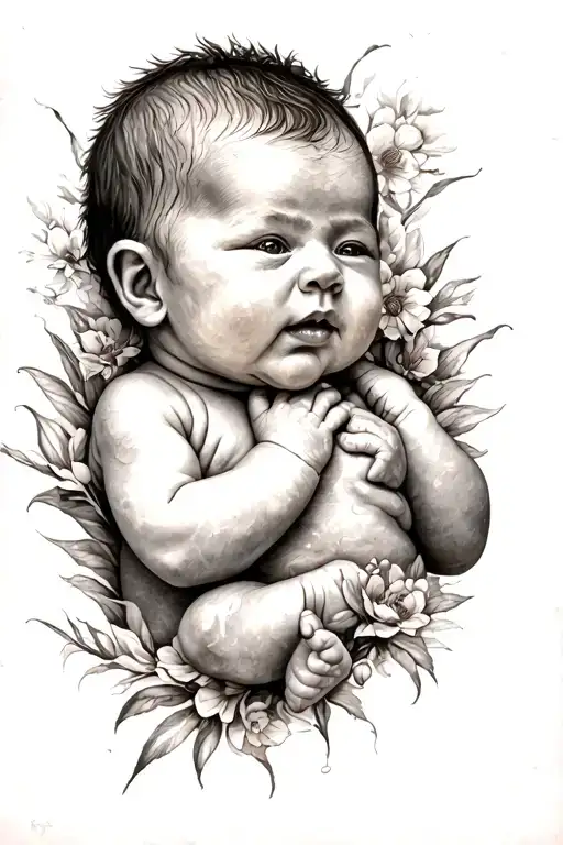 Land And Arms Of The Baby