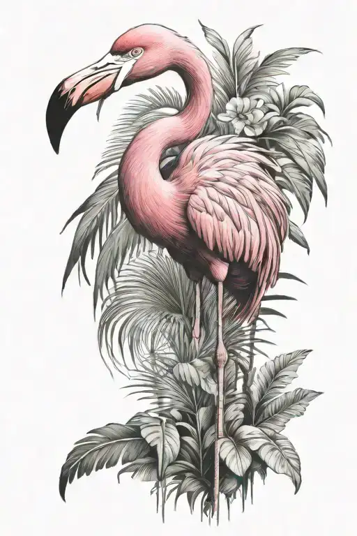 Flamingo Standing
