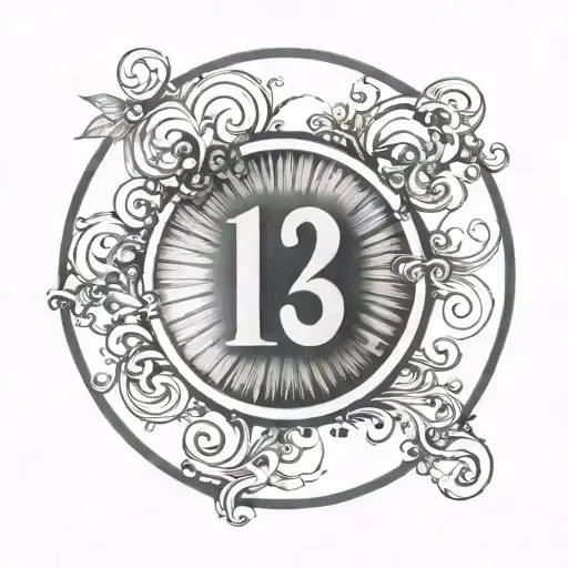 Number 12 In A Circle