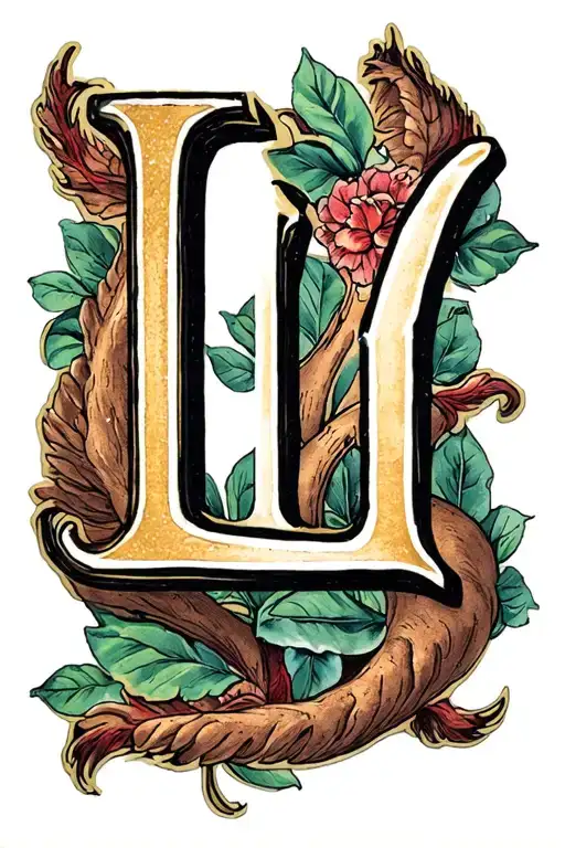 Kids Initials Ll Letters Incorporating