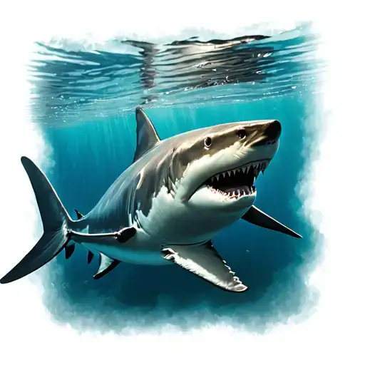 Micro Realism Swimming Sharks