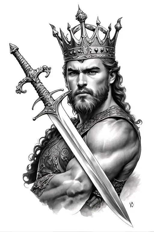 King With Sword