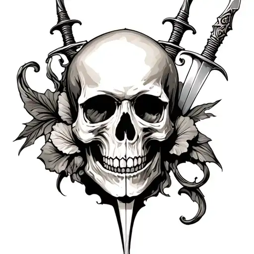 Skull And Dagger Morphing