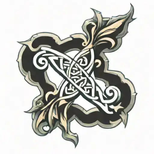 Celtic Letters Daphne