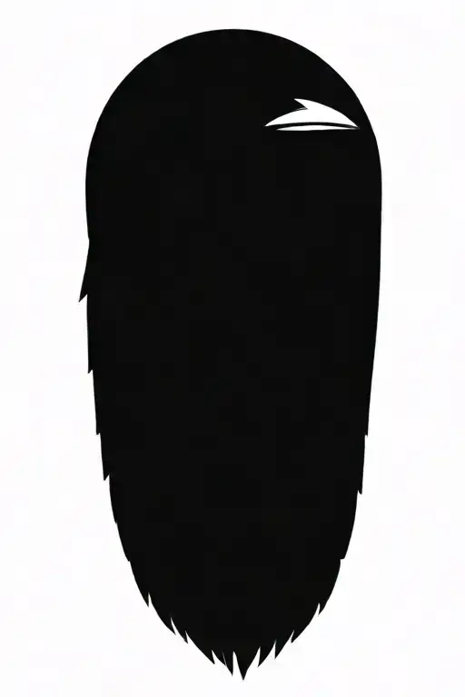 Raven Rattoo With Hatchet Native American Theme