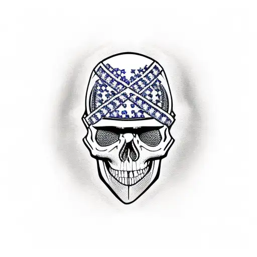 Patriotic Skull