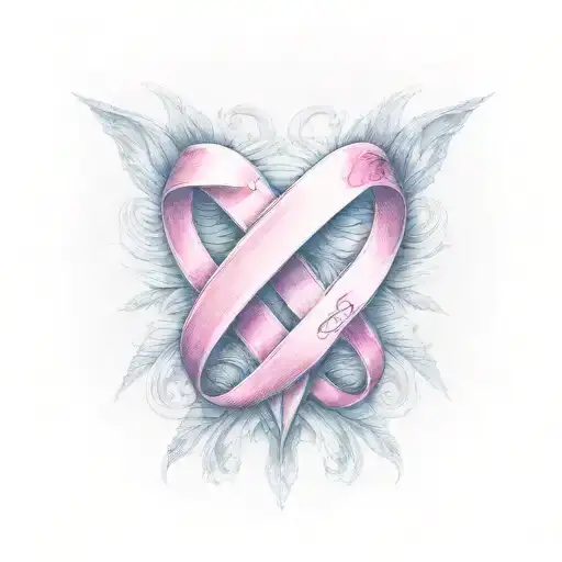 Pink Breast Cancer Ribbon