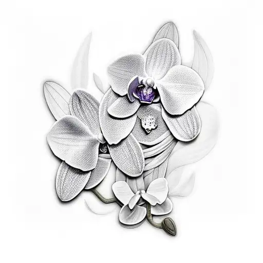 Paw Print Orchid Butterfly