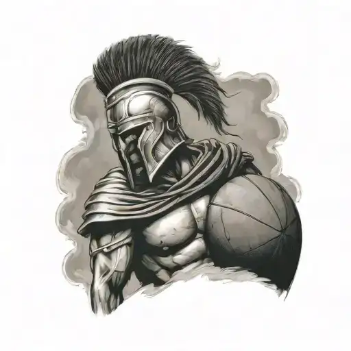 Basketball Spartan Warrior