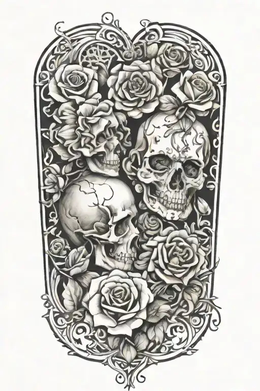 Suicide Awareness Couples Tattoo Design Combining Elements