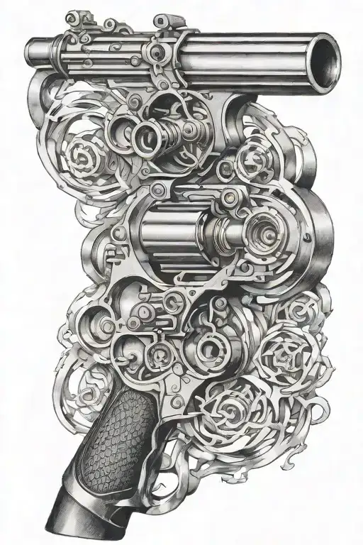 Gatlin Gun Barrel Intertwined